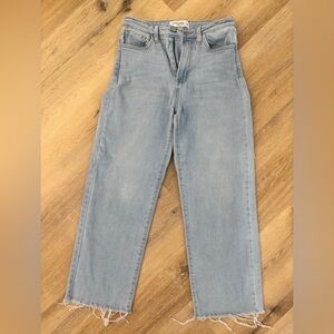 Just Black Demin  Light Blue Straight Leg Jeans